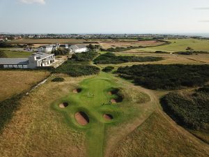 Royal Porthcawl 7th Aerial Green